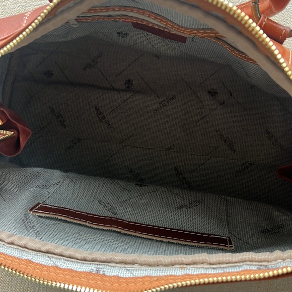 VERA PELLE Leather Travel Bag Duffel Overnight - Picture 8 of 16